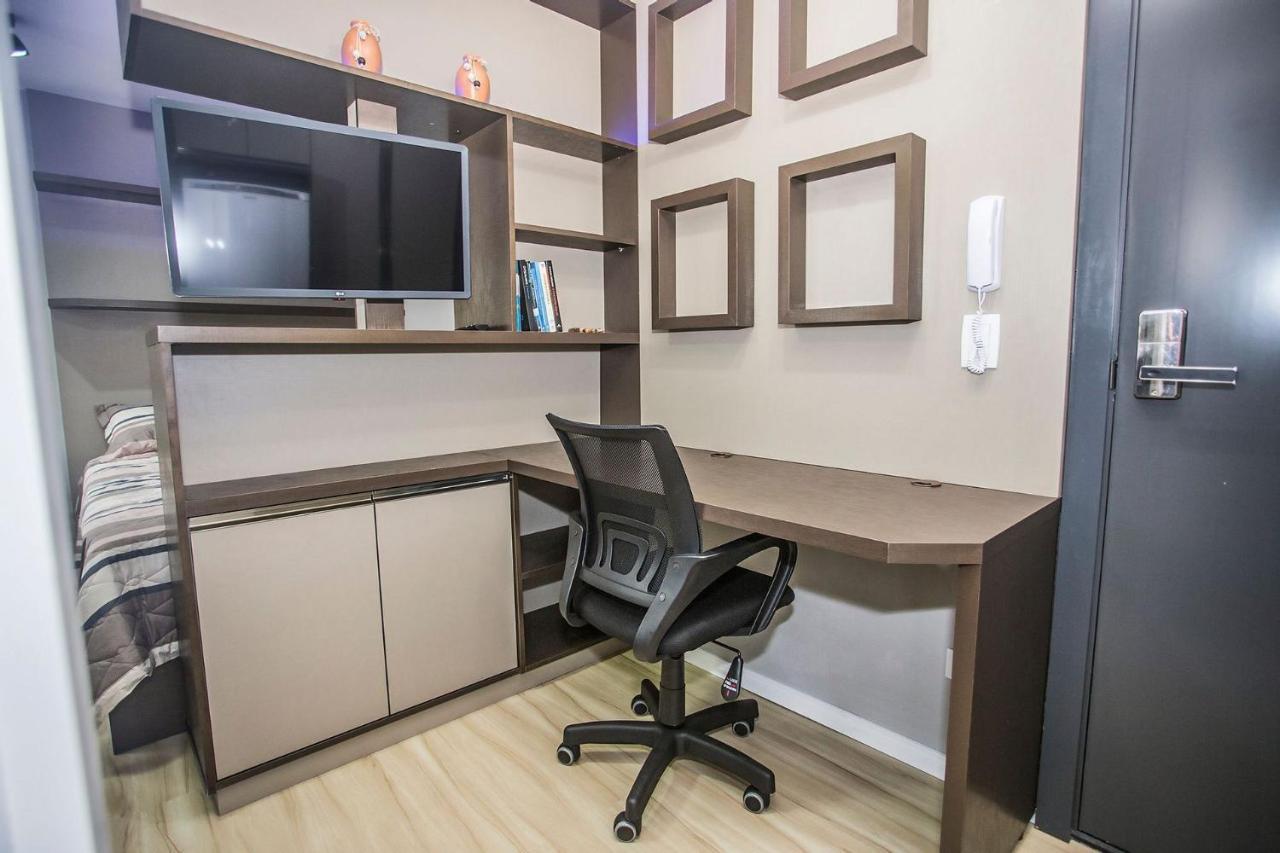 Studio Completo Com Escritorio - All1218 กูรีตีบา ภายนอก รูปภาพ